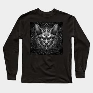 Punk sphynx cat Long Sleeve T-Shirt